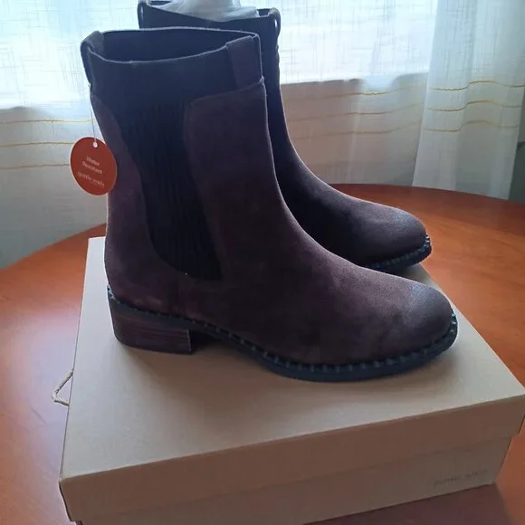 Gentle Souls by Kenneth Cole Chocolate Suede Boots - Picture 3 of 10